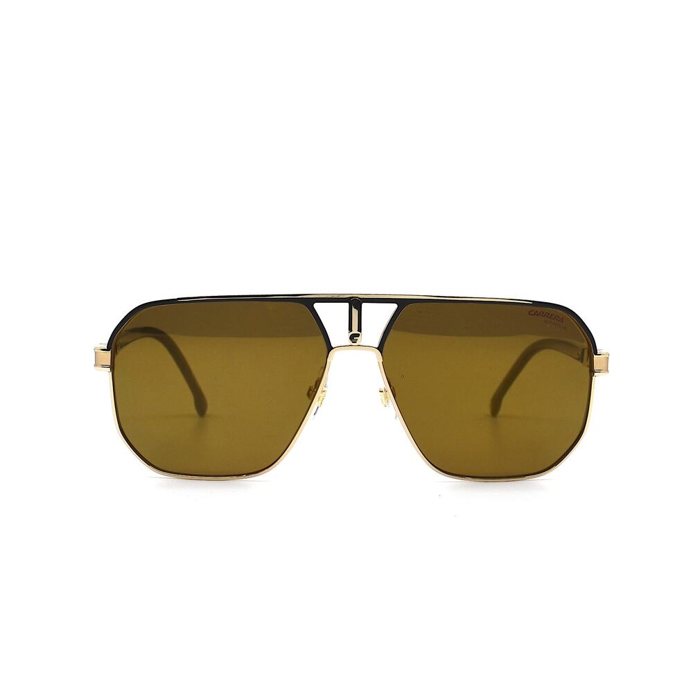 NEW CARRERA 1062/S GOLD BROWN MIRROR POLARIZED AUTHENTIC SUNGLASSES - Picture 2 of 12